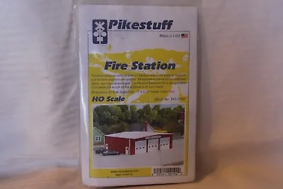 HO Scale Pikestuff Fire Station Building Kit #541-0192 BNOS • $30