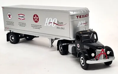 1ST Gear 1/34 International KB-10 Tractor 30' Trailer Texaco Diecast Model Truck • $210.98