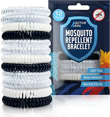 £10.71 • Buy Active Era Mosquito Repellent Bracelet [12 Pack], Insect, Midge & Mosquito Bands