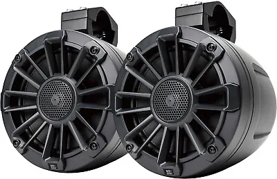 MB Quart - Nautic Premium 6.5  2-Way Wake Tower Speakers (Pair) - Black • $499.99