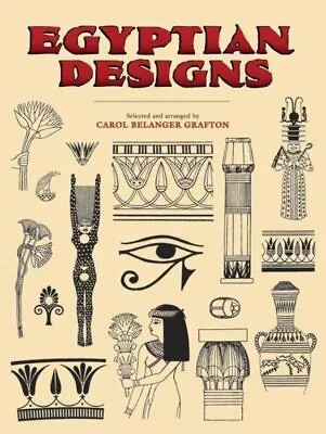 $16.57 • Buy Egyptian Designs (Dover Pictorial Archive)