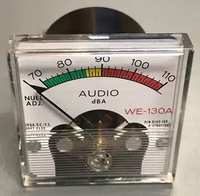 9140-166 - VIZ TEST EQUIPMENT - Meter Audio 70-110dBA 1.5  X 1.5  • $47.96