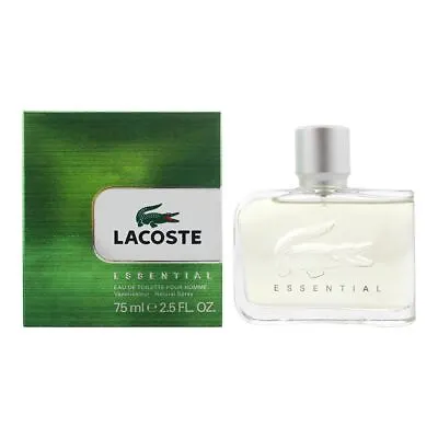 Lacoste Essential Eau De Toilette 75ml Spray For Him Homme - Men's EDT New • £29.95