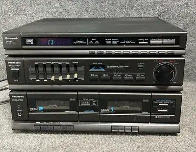 Panasonic Stereo Cassette Receiver SA-H50 Quartz Digital AM/FM Synthesizer • $96