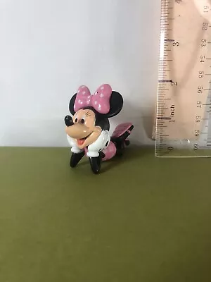 Vintage Minnie Mouse Cake Topper Figures Beach  Deco-Pac Disney T2 • $5.50