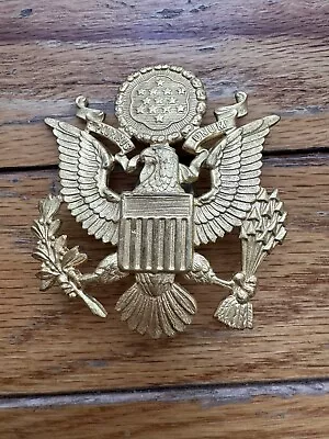 World War 2 US Army Officer Military Dress Uniform Eagle Cap Badge N.S. Meyer • $37.98