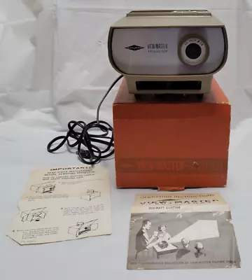 Vintage Sawyers View-Master Projector Deluxe 100 #2446 W/box - Works • $56.75