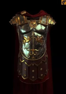 Medieval Roman Muscle Cuirass Gladiator Breastplate With Shoulder & Skirt • $286