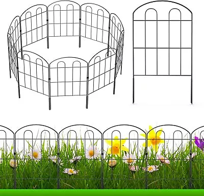 10/20/28 Pack Decorative Garden Fence Folding Dog Animal Barrier Panel RustProof • $24.99