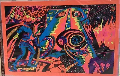 DR. STRANGE  THIRD EYE 20 X 30 BLACK LIGHT MARVEL COMICS POSTER BRAND NEW GLOWS • $50