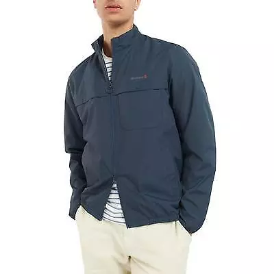 Barbour Mens Norlow Waterproof Raincoat Coat Navy Blue Large • $125