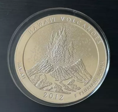 2012 America The Beautiful ATB Five Ounce 5oz Hawaii Volcanoes • $295