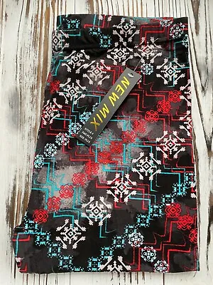 PLUS SIZE TC Curvy Women's Aztec Tie Dye Print Snowflake Leggings Size 10-18 • $6.95