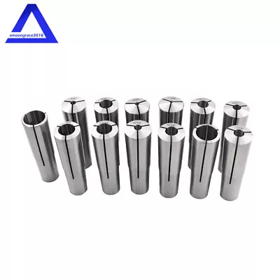 13Pcs #4 Morse Taper Collet Set 1/8  - 1  4MT MT4 With 3/16 1/4 3/8 1/2 5/8 3/4 • $89.06