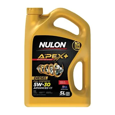 Nulon APEX+ 5W-30 Advanced C1 Engine Oil 5L Full Synthetic APX5W30C1-5 • $46.44