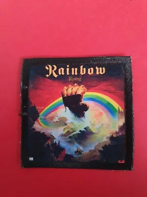 £5.99 • Buy RAINBOW RISING ! ALBUM ROCK METAL HEAD MUSIC BAND VINTAGE STYLE Sew On Patch