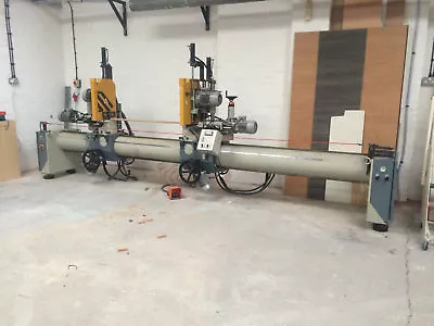 Cavity Closer Maker CNC Double Mitre Saw With Drilling Heads 4m Between Heads • £12950