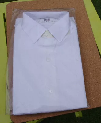 Double TWO White Long Sleeved Shirt For E.g. Police/security/pilot 14.5 /37cm • £7.50