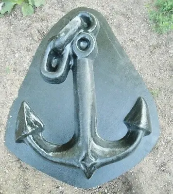 Anchor Mold 2 FT H X 18  Wide X 3  Thick Concrete Plaster Casting • $119.95