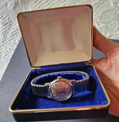 Vintage Swiss Made 1960s  Men's  Emka  Watch  17 Jewel • £30