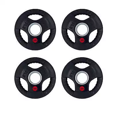 4 X 2.5kg Rubber Tri-grip Weight Plates Type-O • $69.88