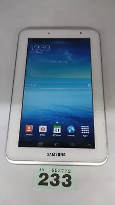 Samsung Galaxy Tab 2 GT-P3110 8GB Wi-Fi 7 Inch - White Tablet Android 4.2.2 • £20.99