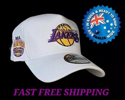 La Lakers Nba 9forty A Frame White & Purple Snapback Cap Hat La Ny Nfl Mlb  • $38.95