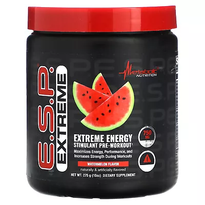 E.S.P. Extreme Energy Stimulant Pre-Workout Watermelon 10 Oz (275 G) • $39.99