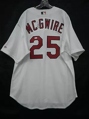 Mark McGwire Signed St Louis Cardinals Rawlings 52 Baseball Jersey JSA X65555 • $595