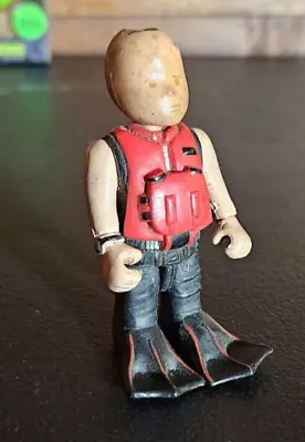 Mighty World Diver. Black Suit Red Vest. Action Figure • $12