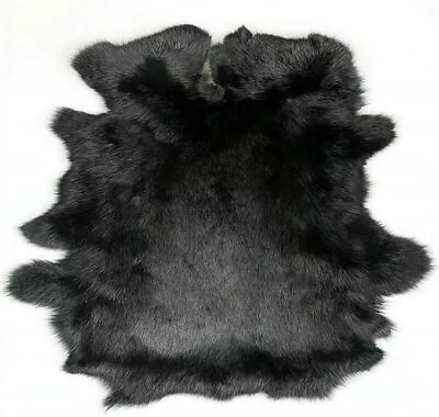 Natural Rabbit Fur Pelt Craft Grade Rabbit Pelts 10  By 14  Sewing Quality Leath • $19