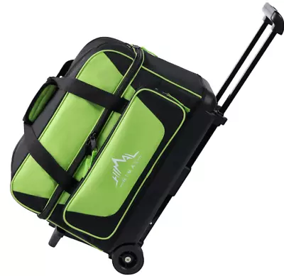 Double Roller 2 Ball Bowling Bag With Separate Shoe Compartment - Extends To 40  • $69.99