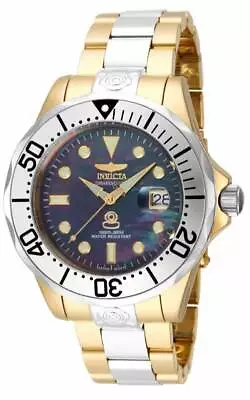 Invicta Pro Diver Automatic Black Mother Of Pearl Two-tone Mens Watch 16034 • $152.39