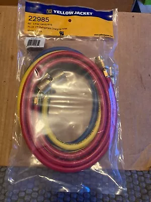 YELLOW JACKET 22985 5 Ft Seal Right Charging Hoses - 3 Pack • $75