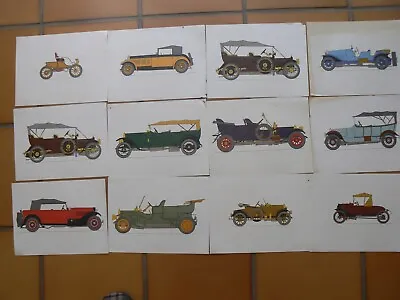 12 Engravings   Automobile History   Labo Roussel • $16.20