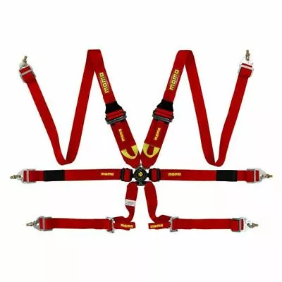 Momo Automotive Accessories MO1255120001 6-Point Seat Harness Red • $475