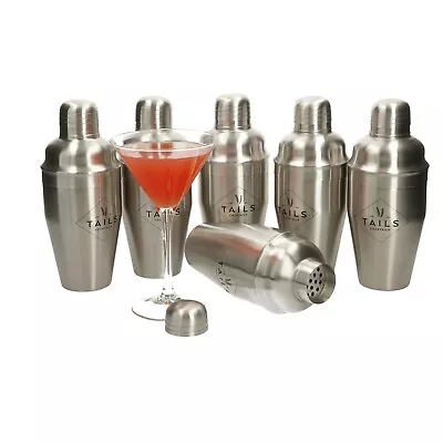 6 X Tails Cocktail Shakers. Party. Bar. Shake And Pour. • £12.99