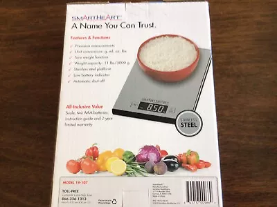 Brand New STAINLESS STEEL Smartheart Digital Kitchen Food Scale  • $16.75