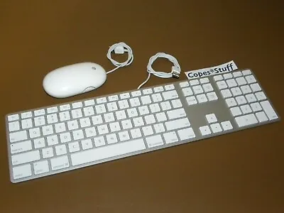 Single / Lot (5) Apple A1243 Keyboard & A1152 Mouse ~ USB Wired Good Condition! • $34.99