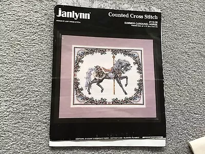 Janlynn Carousel Cross Stitch Kit 20” X 16” • £8.50