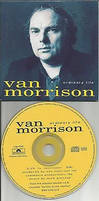 VAN MORRISON Ordinary Life PROMO Radio DJ CD Single 1991 USA CARD SLEEVE CDP656 • $34.99