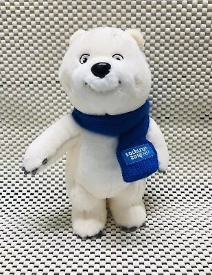 OFFICIAL Sochi.ru 2014 Winter Olympics Russian Polar Bear Mascot Plush Animal 8” • $46.99