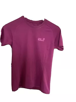 JACK WOLFSKIN Women's Top/t-shirt  Purple Size XS • £6.99