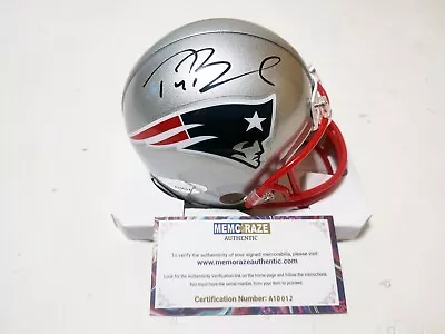 $3.25 • Buy New England Patriots No.12 GOAT Autographed Official Mini Size Helmet With COA