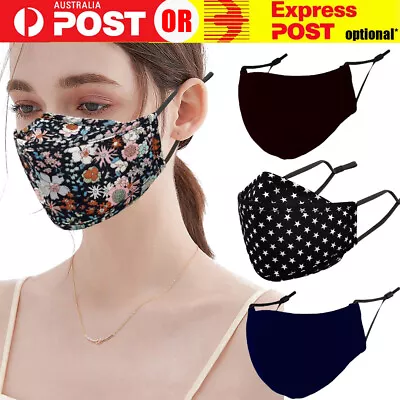 Cotton Adult Unisex Face Mask Washable Comfortable Reusable Breathable Cover • $5.99