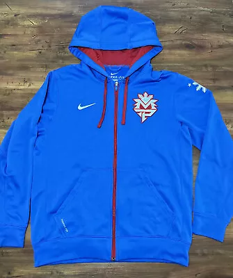 $85 • Buy Nike Therma-Fit Boxing Legend Manny Pacquiao Full Zip Hoodie Size Small Pacman
