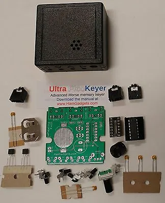 Ham Radio CW Memory Keyer KIT ULTRA-PK Small Easy Program! Morse Code IAMBIC • $44.95