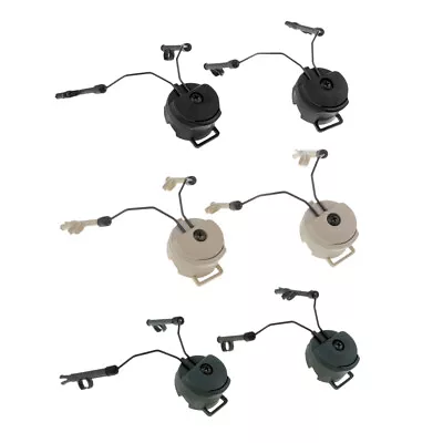 Fast Helmet Rail Adaptor Headset Bracket Earmuffs Left&Right Side Attachment • £9.08