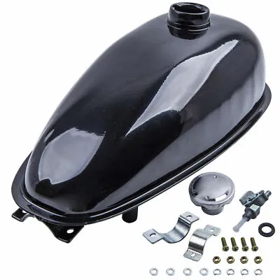 Black 2L Gas Fuel Petrol Tank For 49cc/60cc/80cc Motorized Bike • $29.99