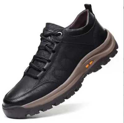 Mens Sneakers Lace Up Hiking Shoe Trekking Men's Outdoor Comfort Walking Shoes • $29.98